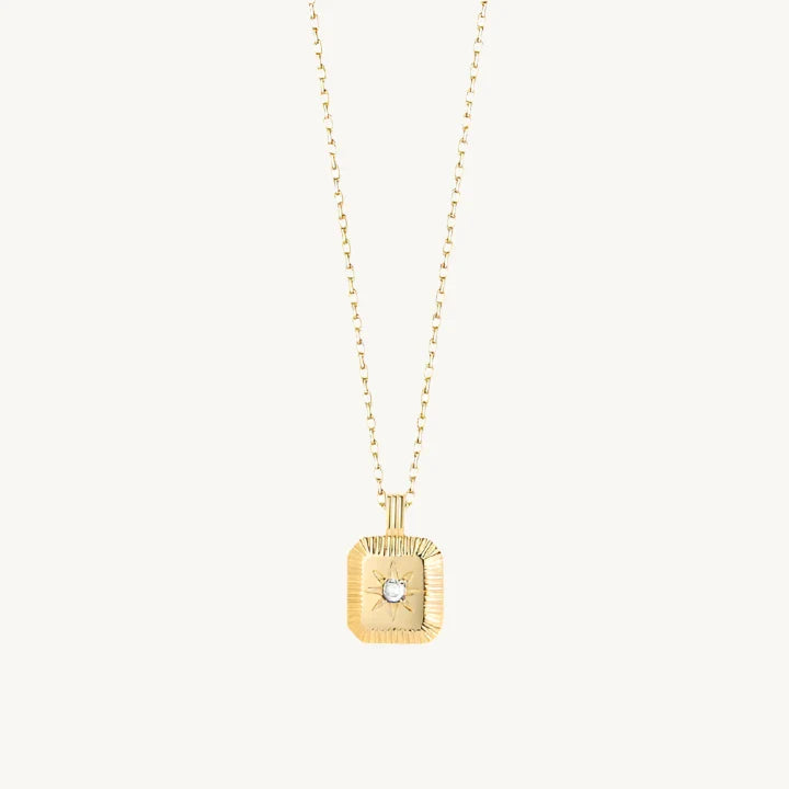 Celestial Gold Pendant Necklace