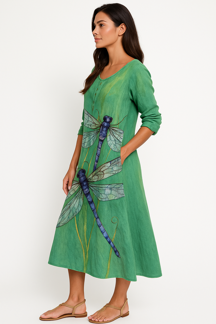 Midi Boho Dress