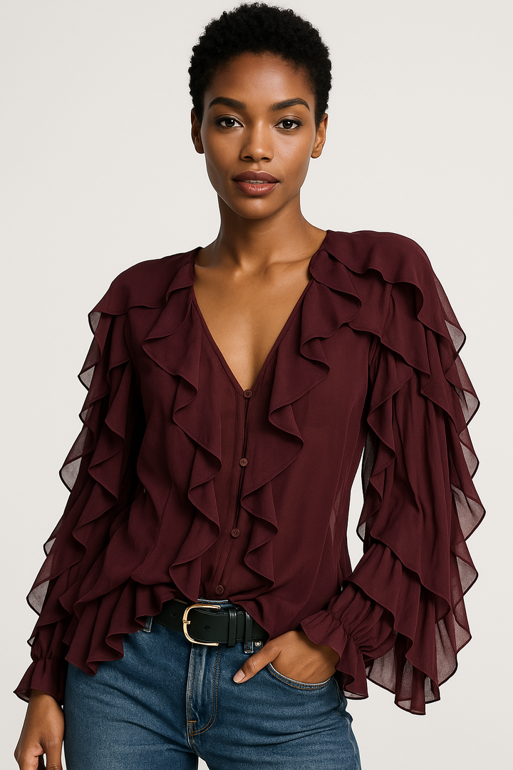 Layered Vintage Blouse