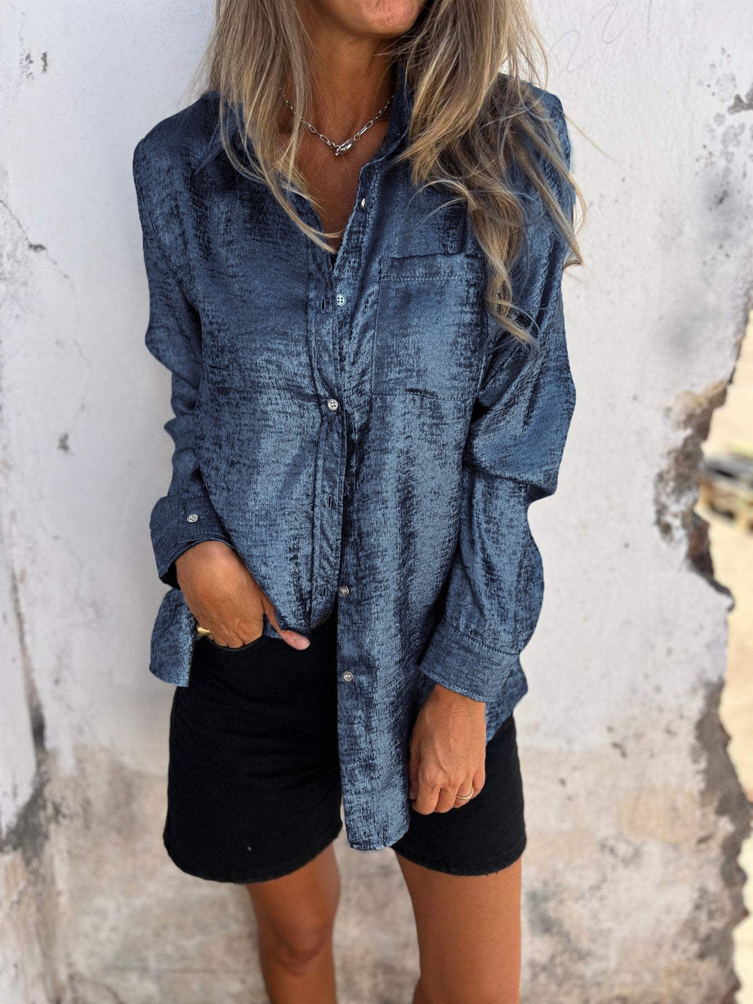 Maya - Elegant Long Sleeve Blouse