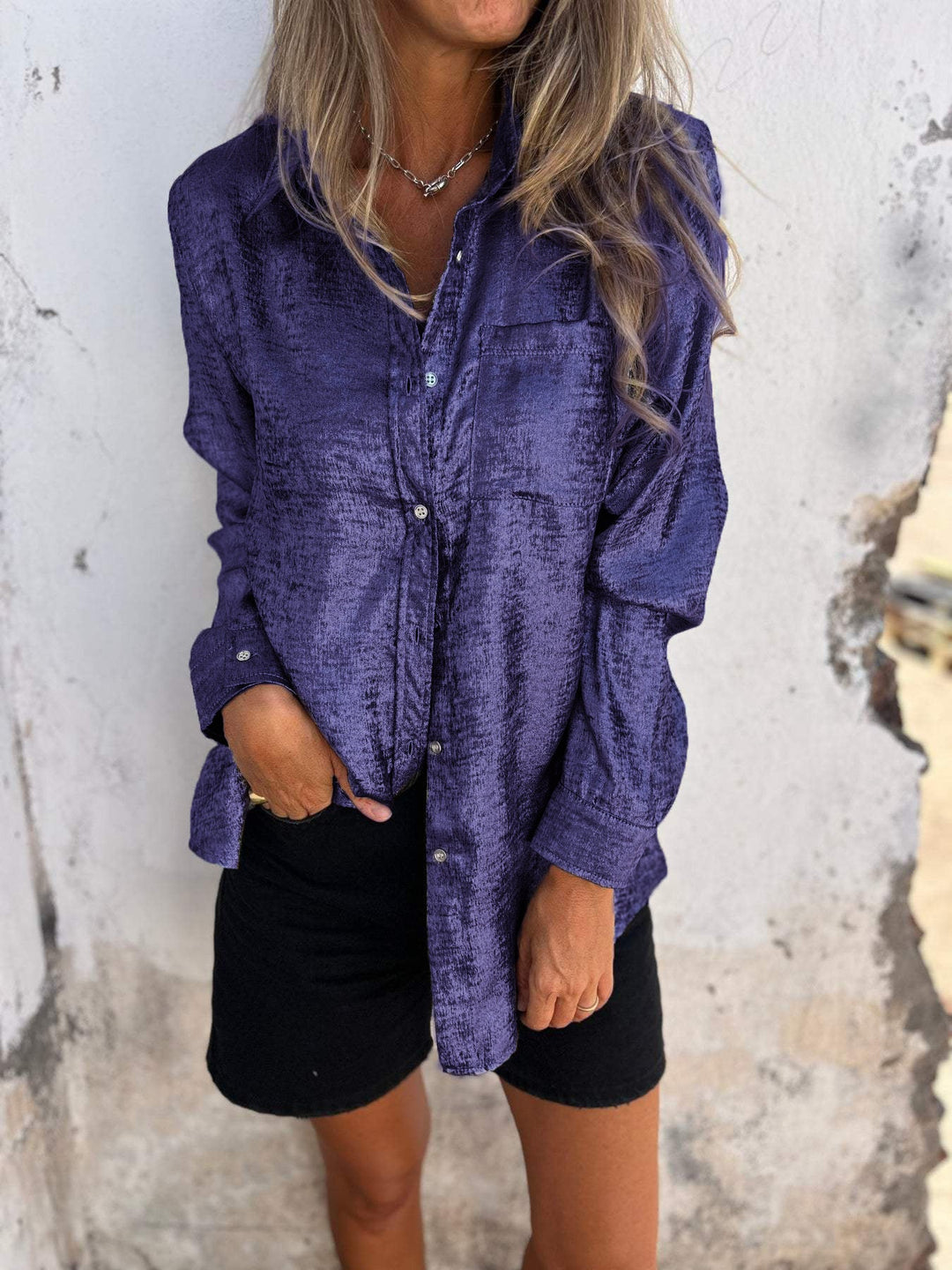 Maya - Elegant Long Sleeve Blouse