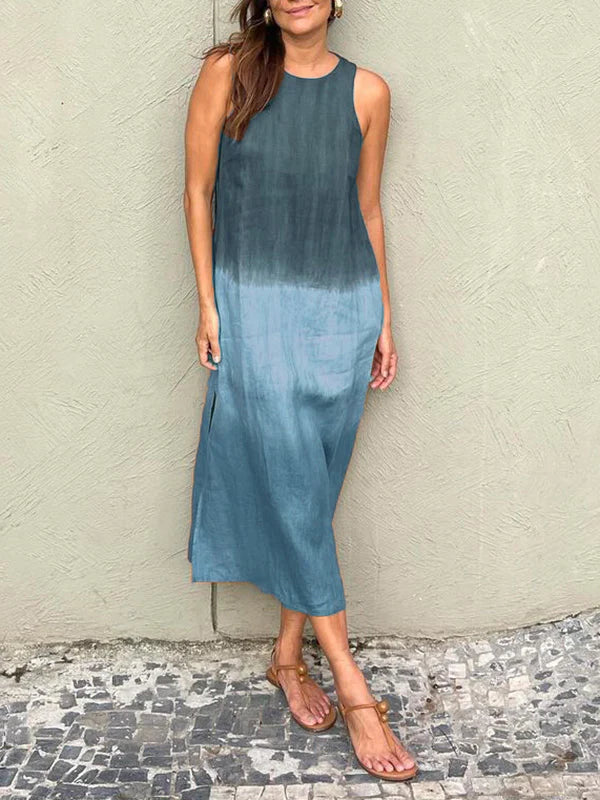 Lysette - Stylish Print Maxi Dress