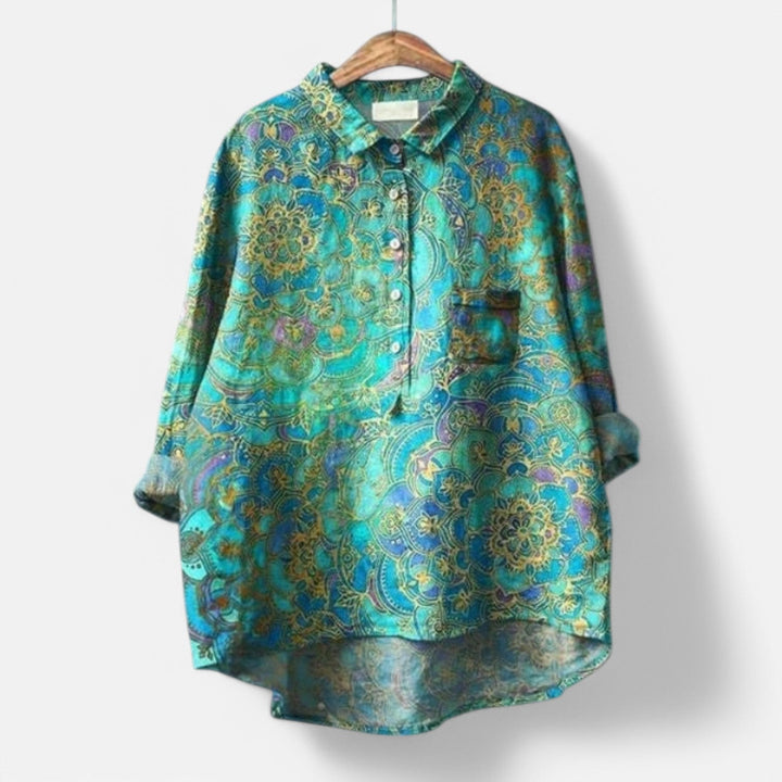 Lucille – Vintage Floral Button Shirt