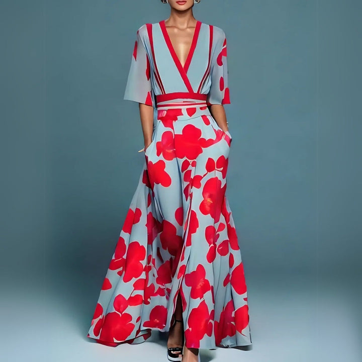 Lila - Elegant Wrap Dress