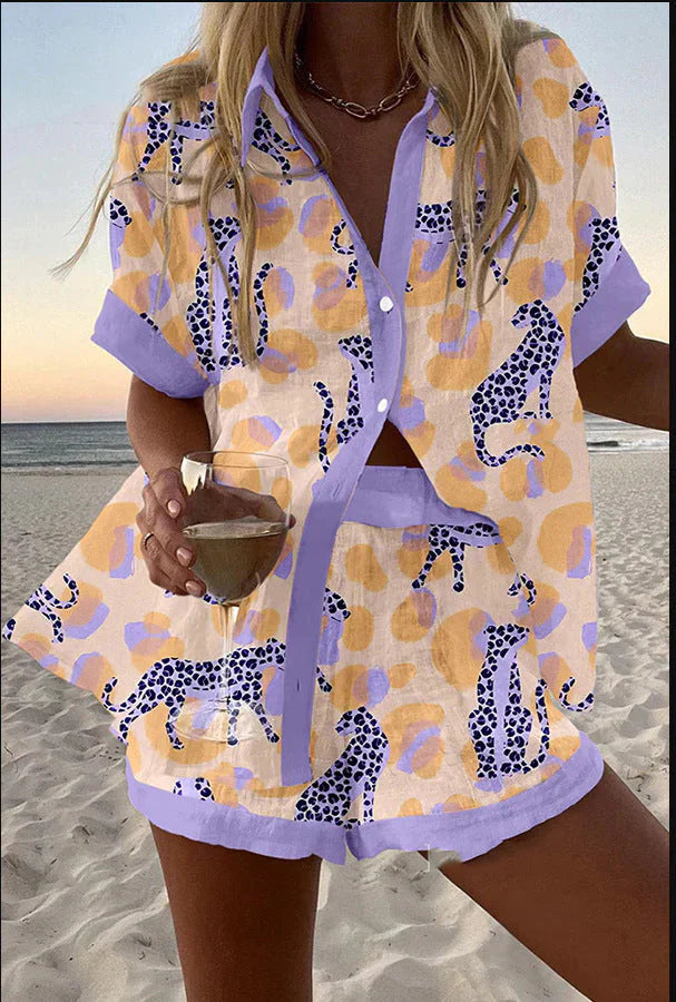 Manelle Linen Short Set