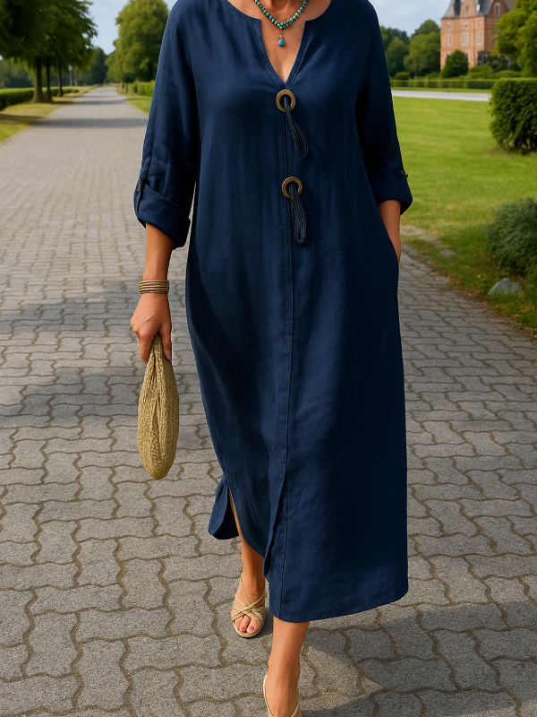 Casual V-neck Dress