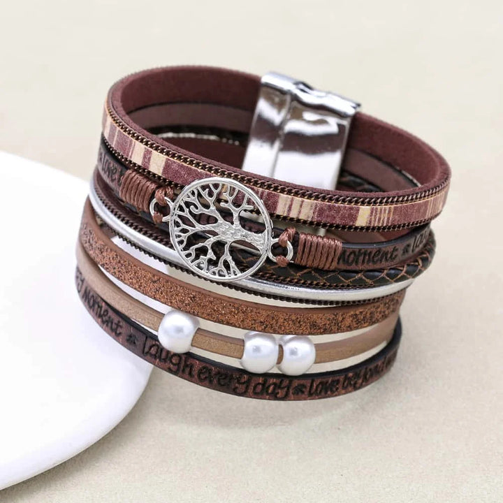 Boho Luxe Wrap Bracelet – Magnetic Elegance