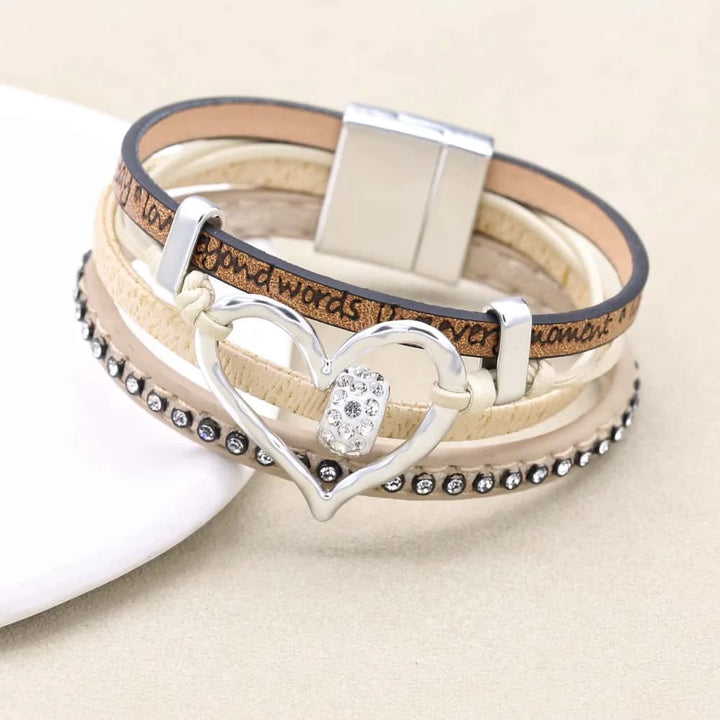 Boho Luxe Wrap Bracelet – Magnetic Elegance