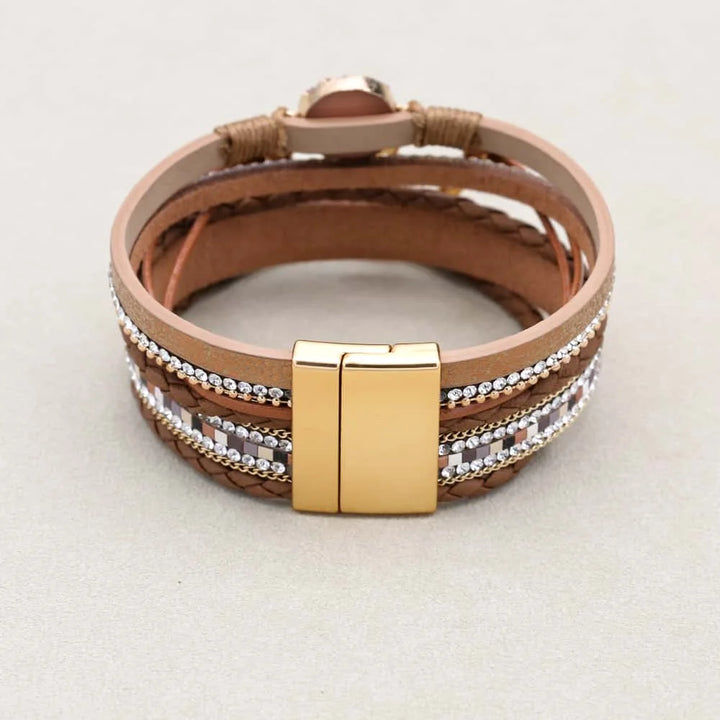 Boho Luxe Wrap Bracelet – Magnetic Elegance