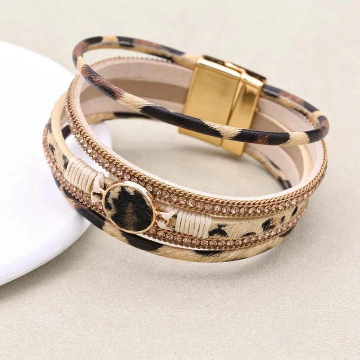 Boho Luxe Wrap Bracelet – Magnetic Elegance