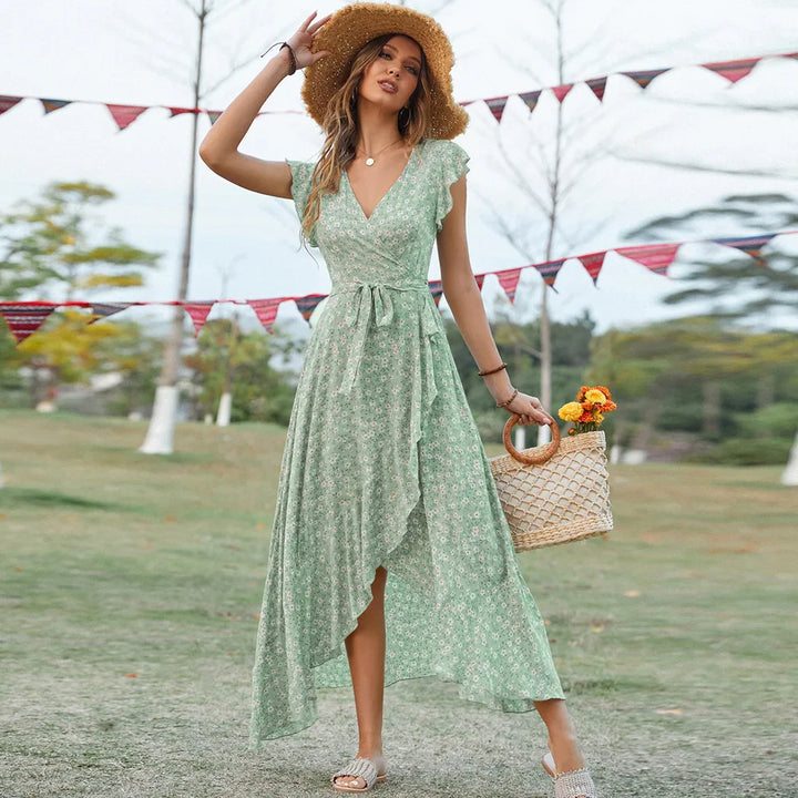 Sleeveless Floral Dress