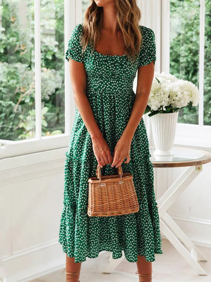 Ava – Tiered Summer Midi Dress