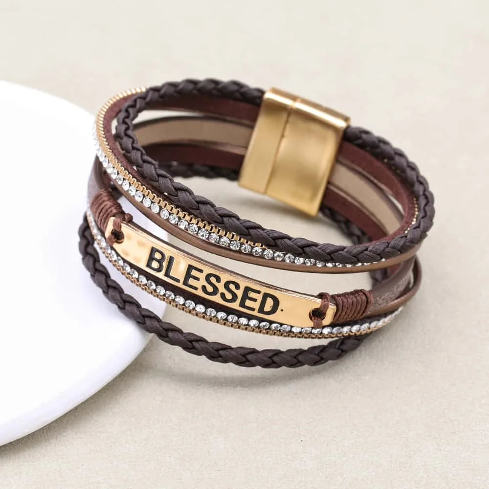 Boho Luxe Wrap Bracelet – Magnetic Elegance