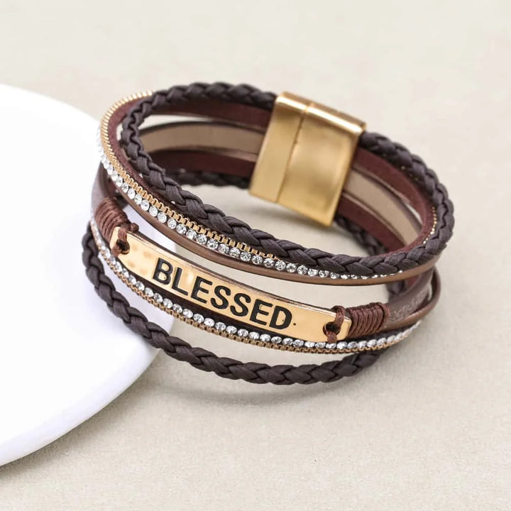 Boho Luxe Wrap Bracelet – Magnetic Elegance