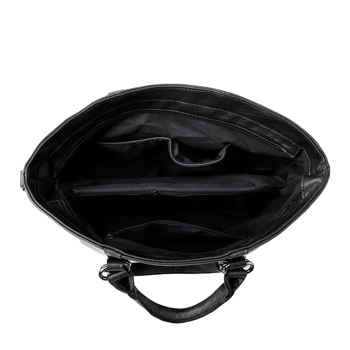 SIGNÉ | LARGE CAPACITY LEATHER SHOULDER BAG