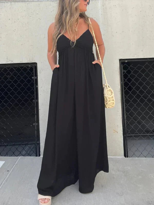 Mara - V-Neck Jumpsuit