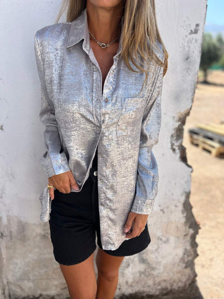Maya - Elegant Long Sleeve Blouse