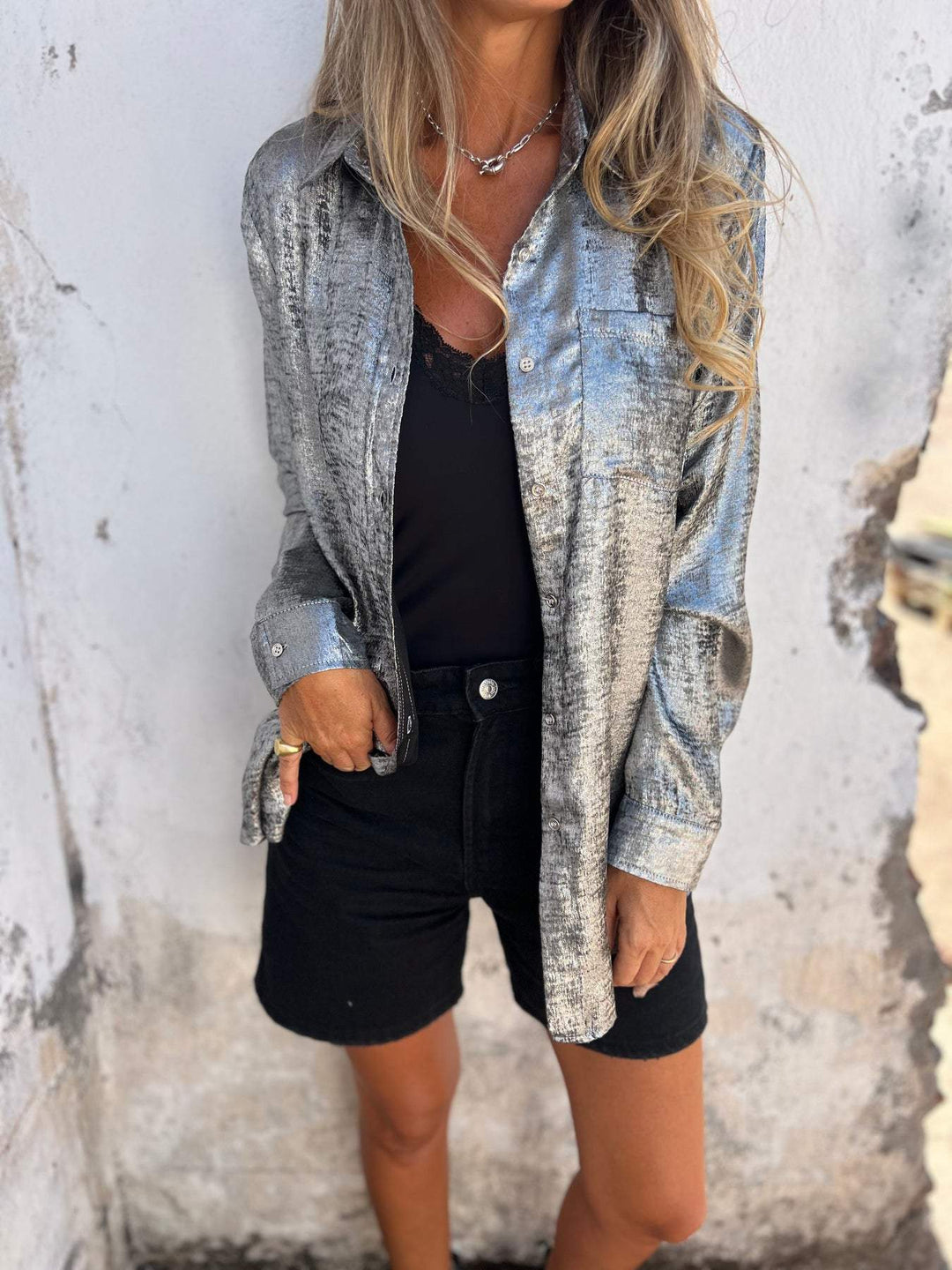 Maya - Elegant Long Sleeve Blouse
